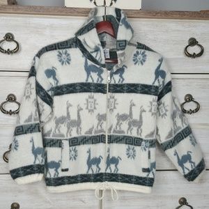 Sweaters - Vintage hand made hooded wool sweater Sweaters - Vintage hand made hooded wool sweater